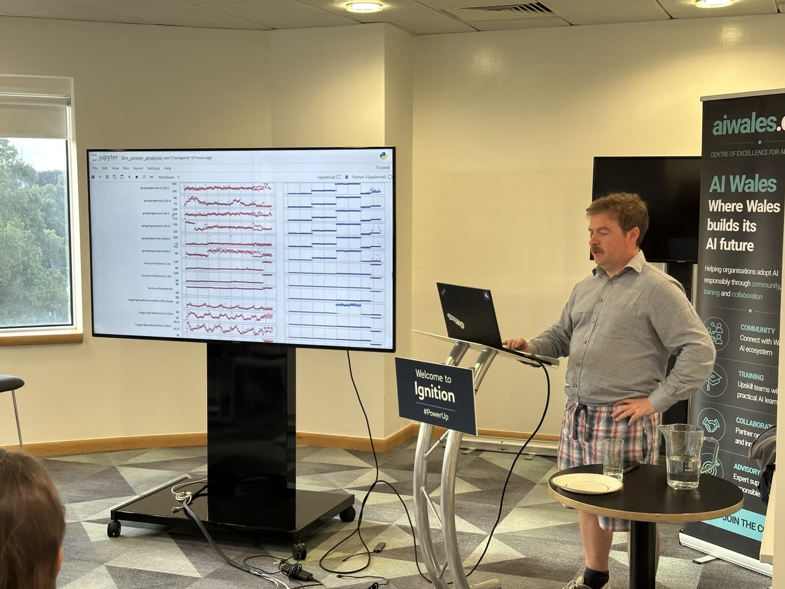 Live demo of AI research data at AI Build: Show and Tell